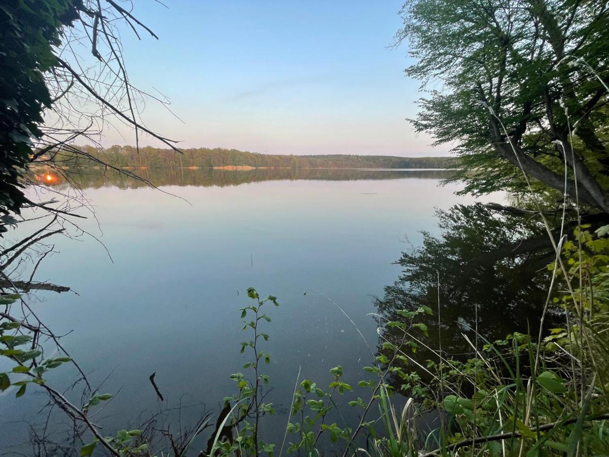 100M2 Fewo Im Haus Am See Mit Garten Bei Potsdam Schwielowsee Exteriör bild