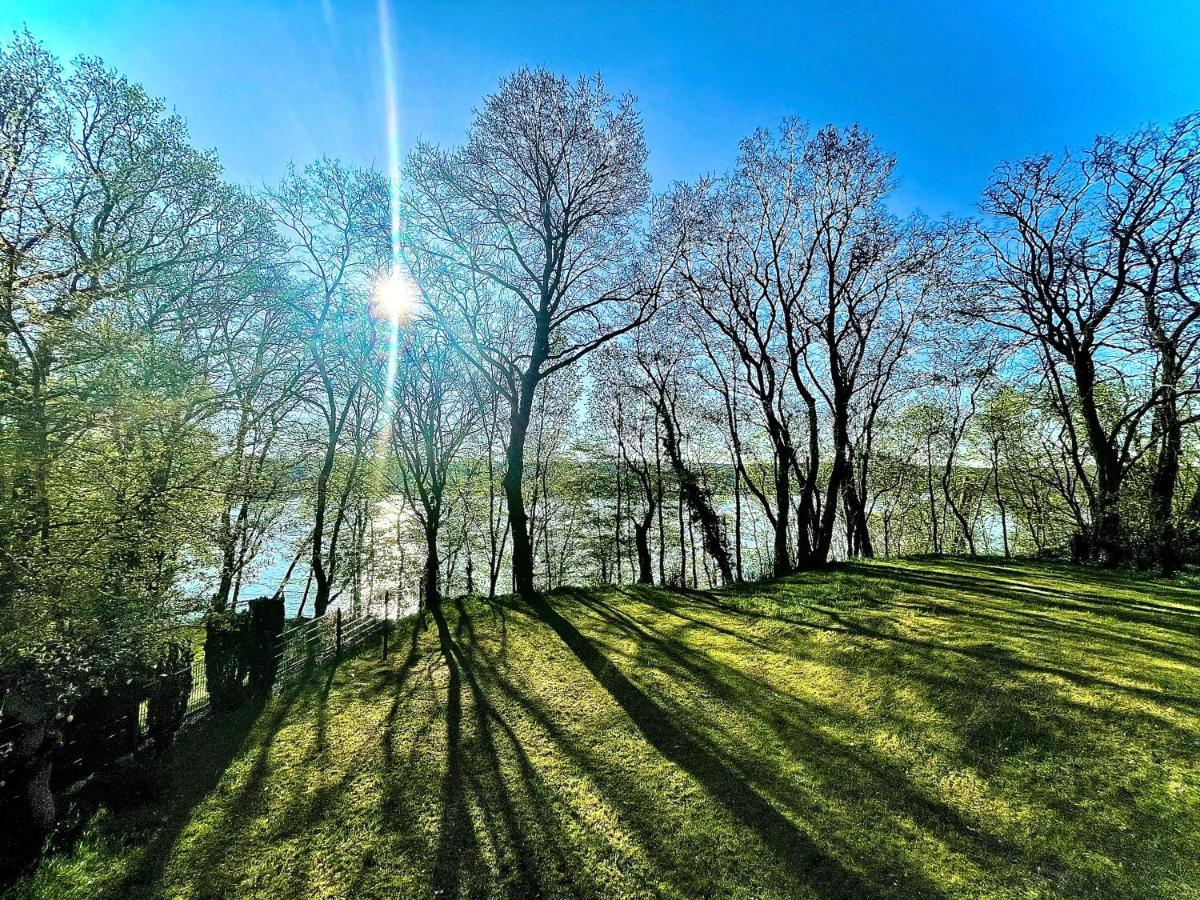 100M2 Fewo Im Haus Am See Mit Garten Bei Potsdam Schwielowsee Exteriör bild