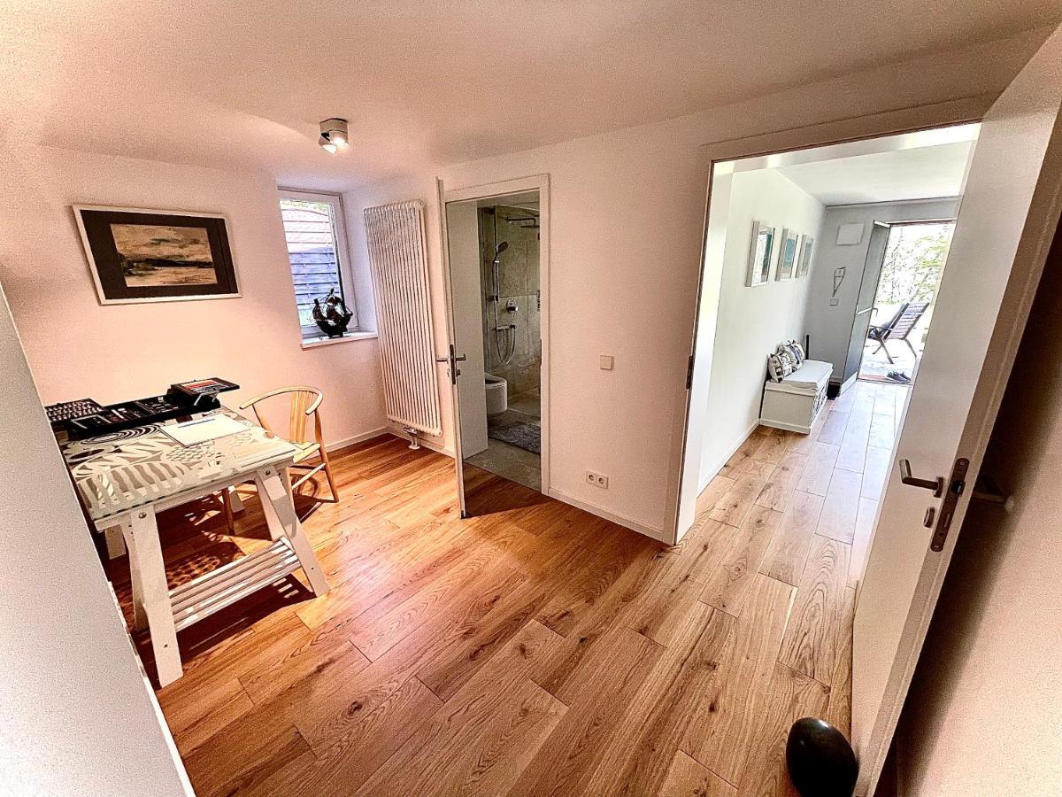 100M2 Fewo Im Haus Am See Mit Garten Bei Potsdam Schwielowsee Exteriör bild